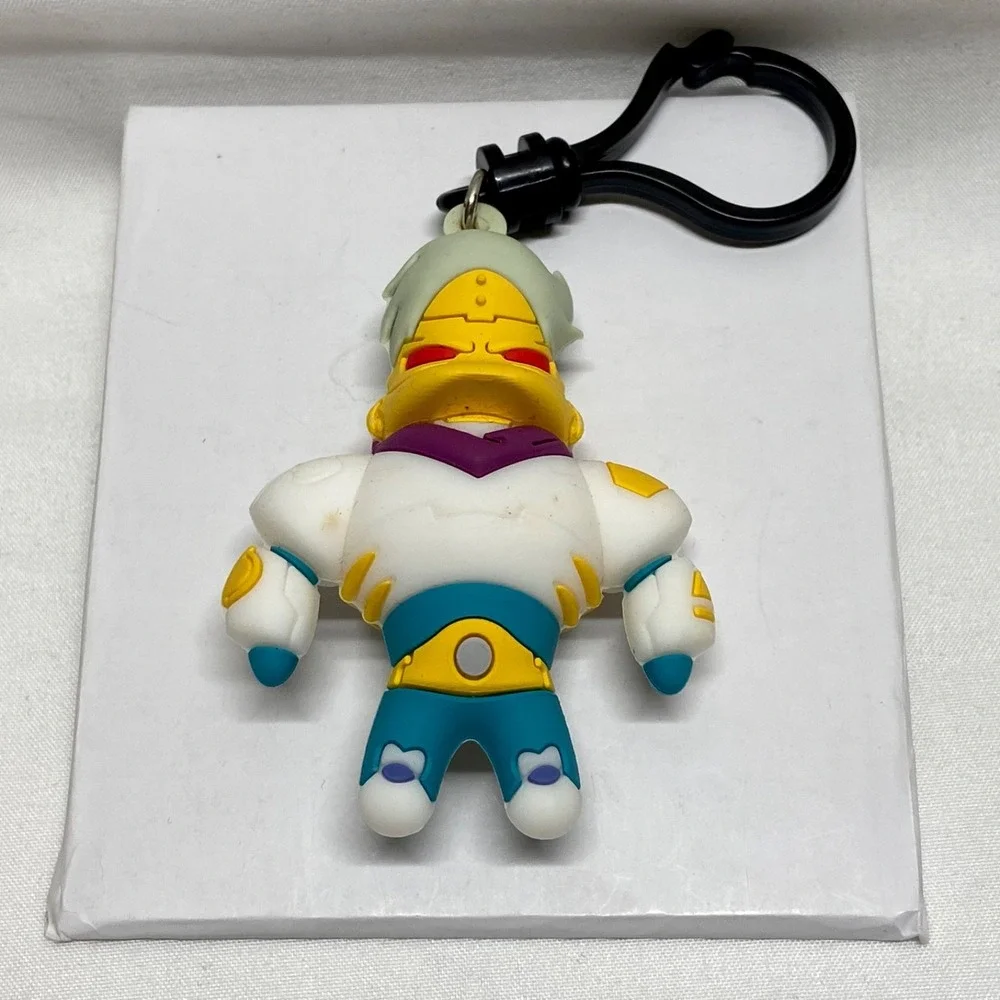 Disney Character Keychain Figure Lot 5 Keychains Goofy Dark Wing Duck + More NOS